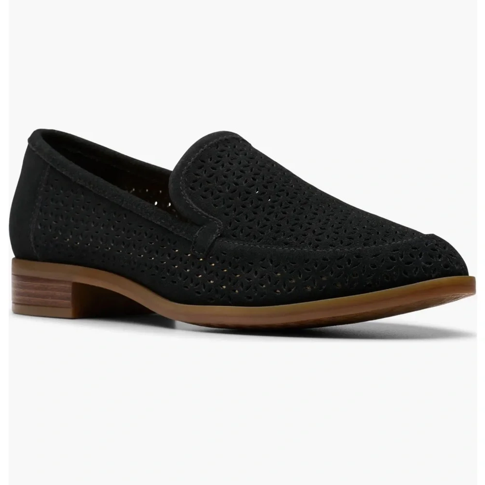 Clarks Black Trish Cove Slip On